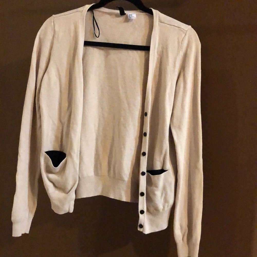 Light Blush Divided Cardigan